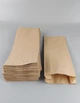 Бумажные пакеты саше, коричневый, 14x6x36, 100 шт, для выпечки, хлеба, круассанов, сэндвичей, снеков и фасовки продукции - изображение 3