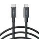 Кабель MAKE Type-C to Type-C PD 100W 1.2м Urban Pro Gray - изображение 4