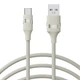 Кабель MAKE USB to Type-C 3A 1м Braid Beige - изображение 4