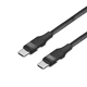 Кабель MAKE Type-C to Type-C PD 60W 1м Braid Black - изображение 2