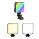Міні відеосвітло LED RGB AY-83 з акумулятором затискачем та регулюванням яскравості - зображення 5