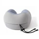 Подушка подголовник Xiaomi Ninetygo U-shaped Travel Pillow Grey (90BXHJZ) - зображення 5