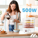 Харчова сушарка MalTec DryMaster II, 500 Вт, 5 лотків, об’єм 11,5 л, терморегулятор 35–70°C, модульна конструкція, захист від перегріву - изображение 3