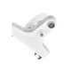 Змішувач для ванни PLAMIX CEZAR-009 EURO SET WHITE (з шлангом, лійкою та кронштейном) (Колір білий) (PM0692) - изображение 2