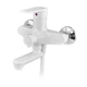 Змішувач для ванни PLAMIX OSCAR-008 EURO SET WHITE (зі шлангом, лійкою та кронштейном) (Колір білий) (PM0698) - изображение 2