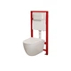 Комплект: MIXXUS PREMIUM ELLIPSE-SET-2101 Унітаз система змиву TORNADO 3.0+ Інсталяція KOER KT-0404 + панель KT-0604-03 WHITE (MP6667) - изображение 15