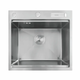 Мийка Mixxus MH5050-SK NANO-SILVER (3.0/0.8) з н.ст. зі сходинкою для суш.,з підст.під ножі(нерж.)(MX1939) - зображення 1