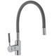 Змішувач для кухні MIXXUS PREMIUM RIO 011 REFL.GRAY з гнучким виливом (Колір нерж+вилив сірий) (MI5816) - изображение 1