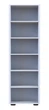 Шкаф пенал Doros Мира белый 183,5х30х30см (41510126) - изображение 4