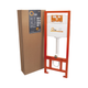 Комплект: Qtap Nest ST Інсталяція для унітазу 4в1( Клавіша кругла White glass 175х245х4mm) - изображение 8
