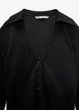 Рубашка женская ZARA черная M - изображение 5