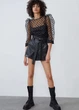 Блуза ZARA с вшитым топом XS - изображение 4