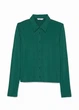 Рубашка женская Stradivarius зеленая S - изображение 1