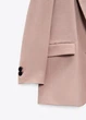 Блейзер женский пепельно-розовый элегантный приталенный ZARA на пуговицах, однобортный, длинный XS - изображение 4