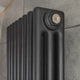 Вертикальный радиатор NAVIN Calidum 3-8 372x1800 (50 мм), anticor, черный муар (02-254104-3718) - изображение 6