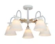 Люстра потолочная Light House SRS-20716/5 белый + дерево - изображение 2