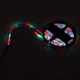 Світлодіодна RGB стрічка 5м, 3528 з пультом та блоком живлення, Багатокольорова LED стрічка самоклеюча - зображення 8