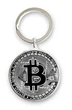 Брелок Avtoaks Bitcoin (Биткоин) металлический серебристый цвет - изображение 1