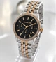Женские наручные часы Michael Kors MK-A269 серебристо-золотистые с черным циферблатом - изображение 1