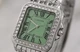 Женские наручные часы Cartier A326 Silver-Green - изображение 2