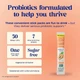 Пробиотики Enzymedica Пробиотический напиток 50 млрд КОЕ вкус персика Probiotic Drink Mix 20 стиков по 2 гр - изображение 3