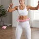 Hula hop z obciążeniem i licznikiem Gymtek G-05059 Różowe (5905399050597) - obraz 10