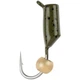 Мормышка вольфрамовая Viking Fishing Rigabik+bead 0.35g 2mm Olive+G (5 шт) - изображение 1