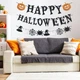 Розтяжка Паперова Гірлянда Happy Halloween З Павуками Та Гарбузами - зображення 2