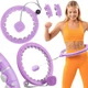 Hula hop z obciążeniem i licznikiem Gymtek G-05417 Fioletowe (5905399054175) - obraz 8