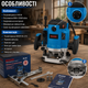 Електричний ручний фрезер BOXER BX-219 2100 Вт 9000 22000 об хв глибина фрезерування 55 мм цанги 6 і 8 мм для обробки деревини - зображення 3