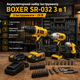 Акумуляторний набір інструменту BOXER SR 032 шуруповерт гайковерт викрутка 24V із двома акумуляторами Li Ion для ремонту будівництва і монтажних робіт - зображення 1