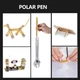 Ручка магнітна конструктор Polar Pen gold-silver - изображение 3