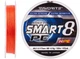 Шнур Favorite Smart PE 8x 150м (red orange) #0.5/0.117mm 8lb/4.1kg - изображение 1