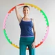 Hula-hop składane z masażerem Gymtek G-66395 95.5 cm Wielokolorowe (5907766663959) - obraz 8