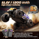 Радіокерована машинка HS14411 1:14 4WD на пульті керування до 50 км/год, RC позашляховик, всюдихід, акумулятор 7.4V - зображення 8