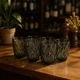 Набір кольорових склянок 6шт Glassware 270 мл Сірий EK9009 - изображение 3