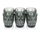 Набір кольорових склянок 6шт Glassware 270 мл Сірий EK9009 - изображение 4