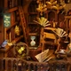 Бук Нук Wonder library Book Nook DIY Бібліотека Чудес Інтерьерний конструктор SL-06 - изображение 5