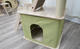 Когтеточка-комплекс для кота (Cat Tree) Volso Y-18 с полочками и домиком устойчивая конструкция 1М - изображение 5