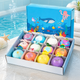 Дитячі бомбочки для ванни BATH BOMB GIFT з іграшками-сюрпризами 12 шт, Шипучі кульки з морськими фігурками у подарунковій коробці - изображение 1