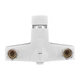 Змішувач для ванни Plamix Kubus-006 Euro Set White (з шлангом, лійкою та кронштейном) (PM0738) ( 20560 ) - изображение 6