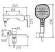 Смеситель для ванны KOER KB-41037-01 с коротким изливом и душевым набором Хром KR6004 - изображение 5