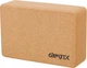 Блок для йоги корковий Gymtek Asana Flow G-42786 Коричневий (5905884427866) - зображення 1