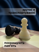 Шахматы шашки нарды набор 3в1 доска маленькие небольшие фигуры классические подарочные традиционные детские игровой комплект шахматный для детей игра в коробке 3 в 1 24 на 24 Hechpro ТБ7224 + игральные кубики - изображение 4
