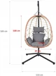 Fotel wiszący Nuforma 04K KJT11656K - obraz 6