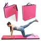 Мат гімнастичний Gymtek Triple G-42197 180 x 60 x 5 см Рожевий (5905884421970) - зображення 7