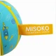 MISOKO&CO Іграшка для собак, м'яч надувний, у формі баскетбольного м'яча, блакитний, 15 см - зображення 2