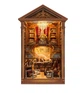 Румбокс Старовинна читальна зала Інтер'єрний конструктор Reading Hall DIY Miniature Dollhouse Kit SQ-111 - изображение 1