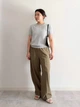 Брюки женские Uniqlo 626506682 10 Оливковые (1160731365) - изображение 3