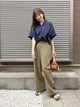 Брюки женские Uniqlo 626506682 10 Оливковые (1160731365) - изображение 9